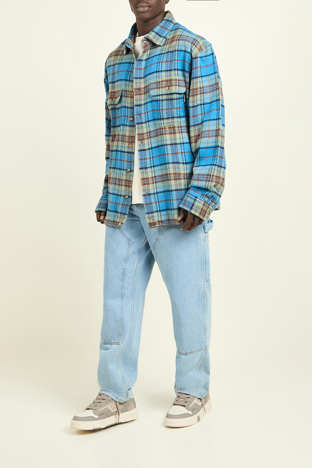 חולצת פלנל מכופתרת